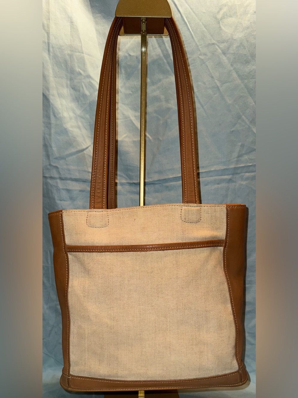 Coach Bleecker Canvas Bucket Tote / Tote Bag Vintage Manufactured December 1999